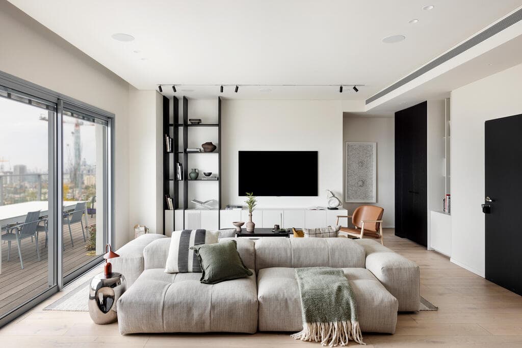 דירת פנטהאוז בקריית אונו, עיצוב: ענבר אלעזר לוי