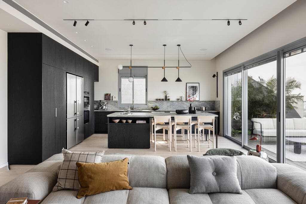 דירת פנטהאוז בקריית אונו, עיצוב: ענבר אלעזר לוי