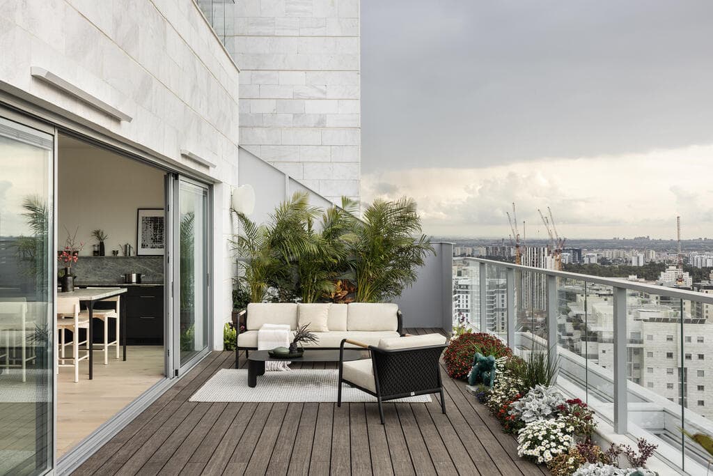 דירת פנטהאוז בקריית אונו, עיצוב: ענבר אלעזר לוי