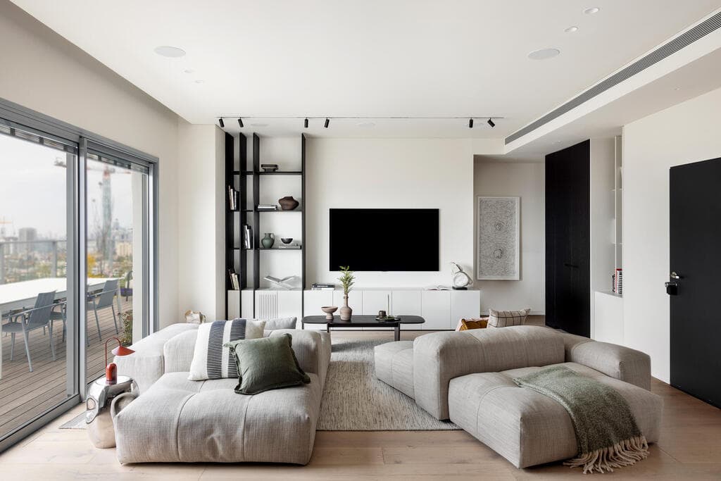 דירת פנטהאוז בקריית אונו, עיצוב: ענבר אלעזר לוי