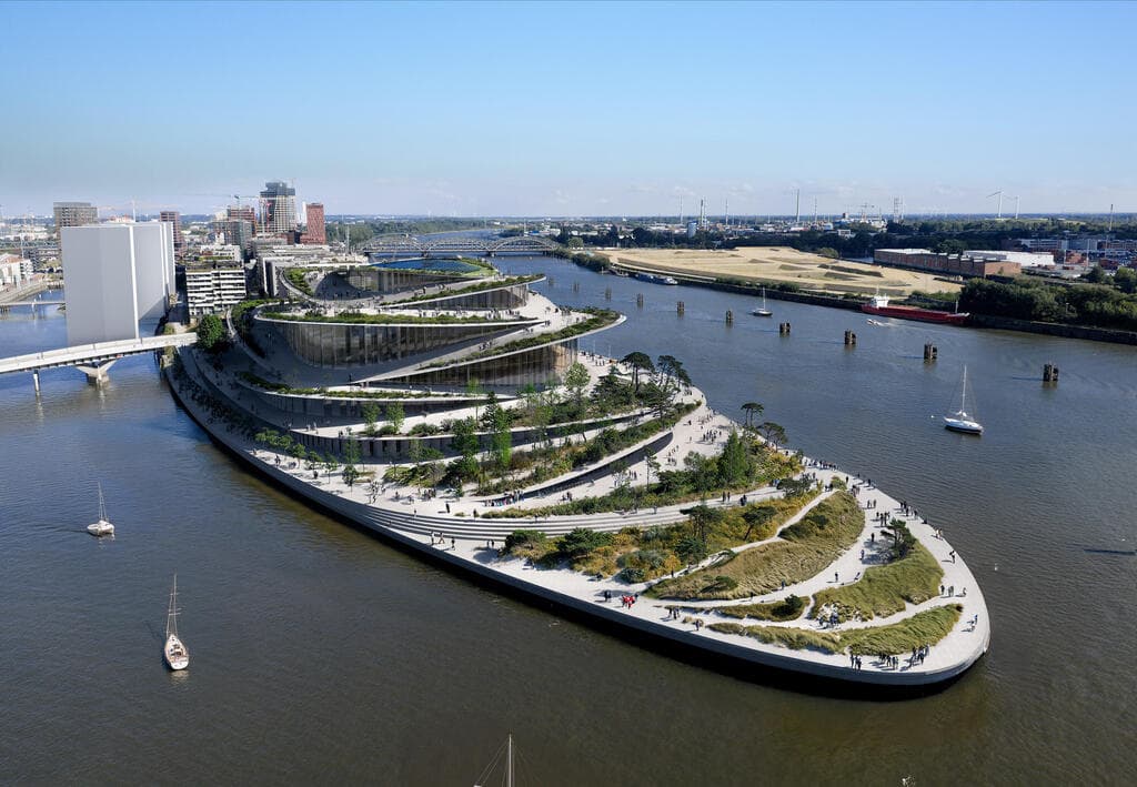 New Hamburg State Opera NHO CONCEPT Coastal (הדמיה: Yanis Amasri, BIG) New Hamburg State Opera NHO CONCEPT Coastal