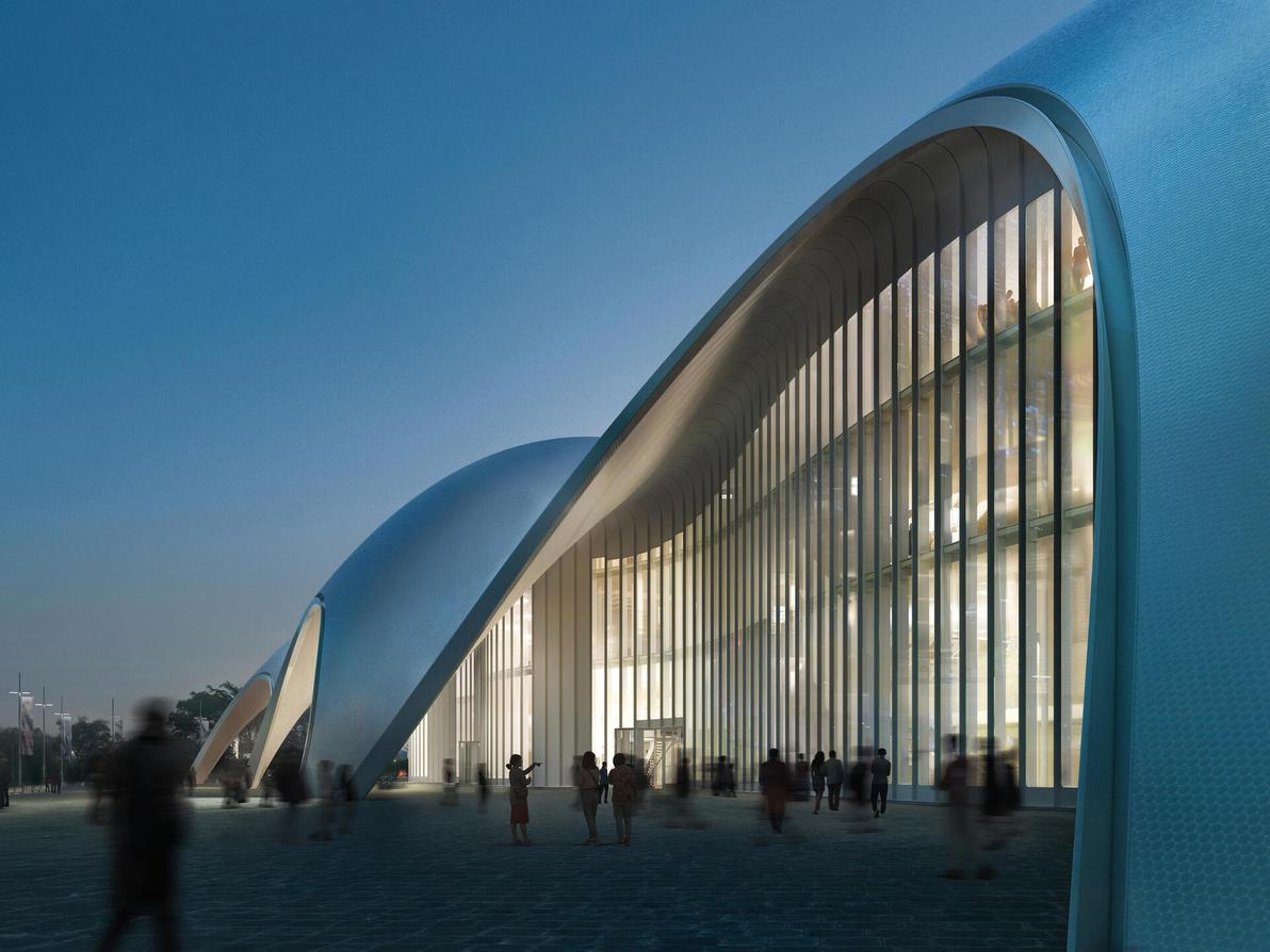 בית האופרה בהשראת הפנינים ששלו באזור (הדמיה: Renzo Piano Building Workshop) בית האופרה החדש שנבנה בהאנוי