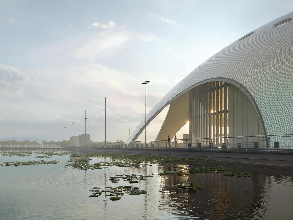 בית האופרה החדש שנבנה בהאנוי (הדמיה: Renzo Piano Building Workshop) בית האופרה החדש שנבנה בהאנוי