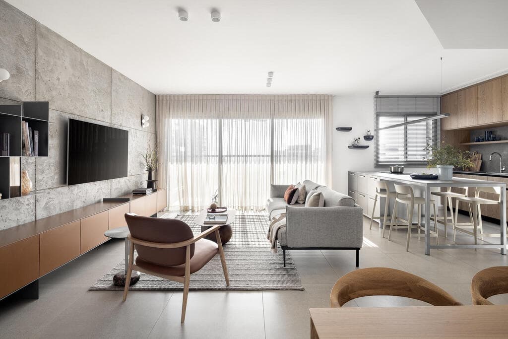 דירת קבלן בראשון לציון, עיצוב: נטע שדה