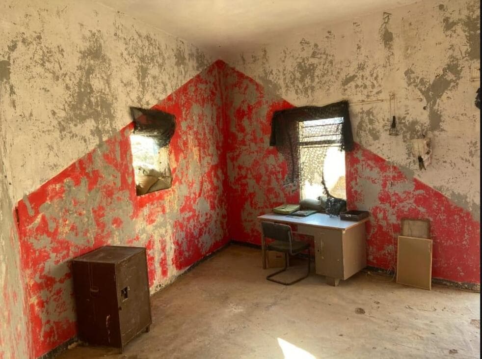 הארט יצר תחושה של בסיס צנחנים ישן (צילום: דני אבשלום) מיקום צילומי הסדרה החמאם, כאן11