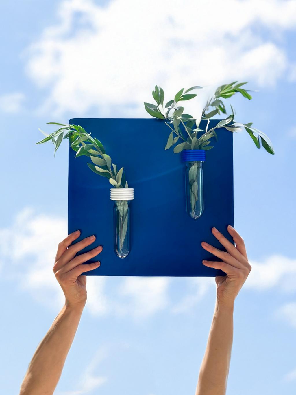 סטודיו רוטא, שימוש חוזר לכלי פלסטיק שנועדו לזריקה (צילום: קרן אטאס) סטודיו רוטא, שימוש חוזר לכלי פלסטיק