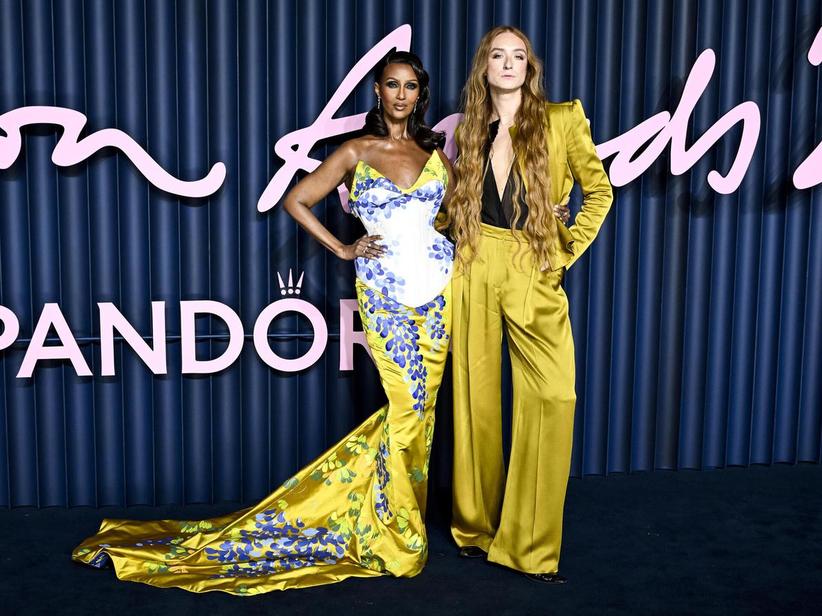 האריס ריד ואימאן בטקס פרסי האופנה הבריטיים, 2025