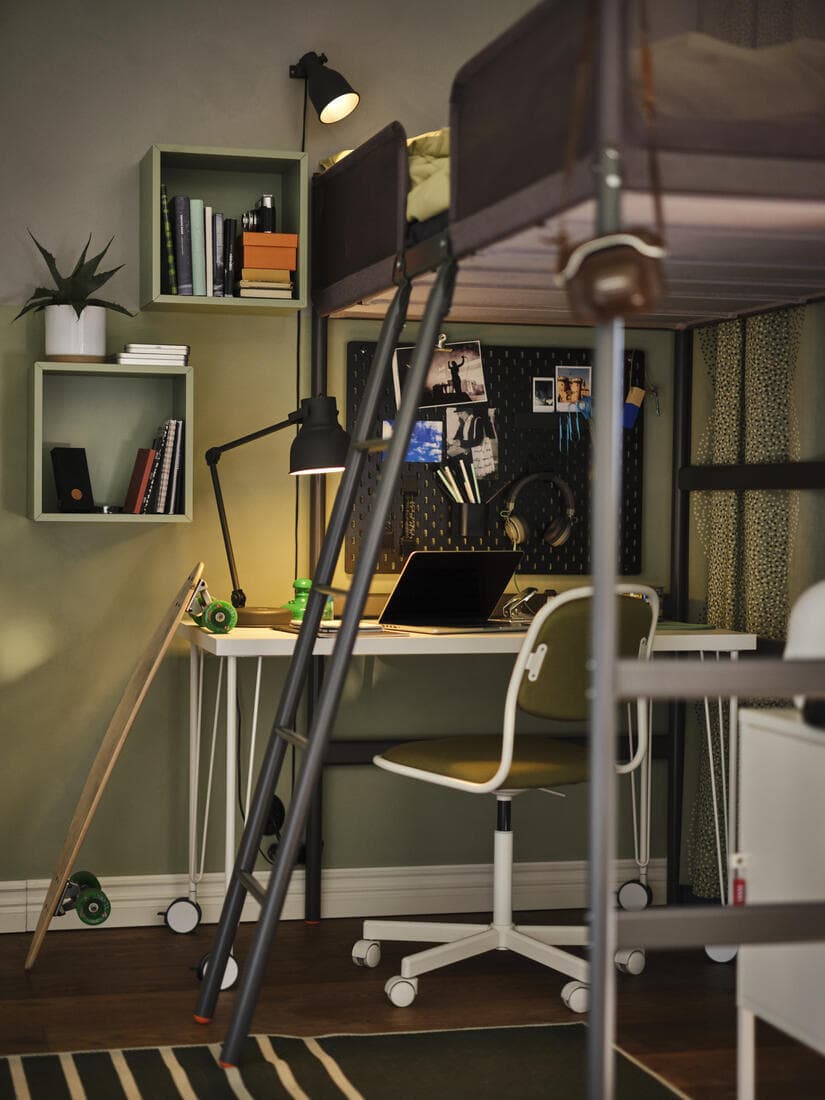 להרוויח שטח יקר בחדר קטן. מיטת גלריה TUFFING, איקאה (צילום: סטודיו איקאה) מיטת גלריה TUFFING, איקאה