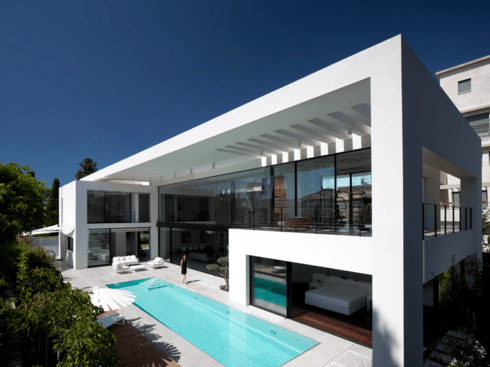 בית על שטח של דונם בחיפה, בתכנון פיצו קדם אדריכלים בית על שטח של דונם בחיפה, בתכנון פיצו קדם אדריכלים