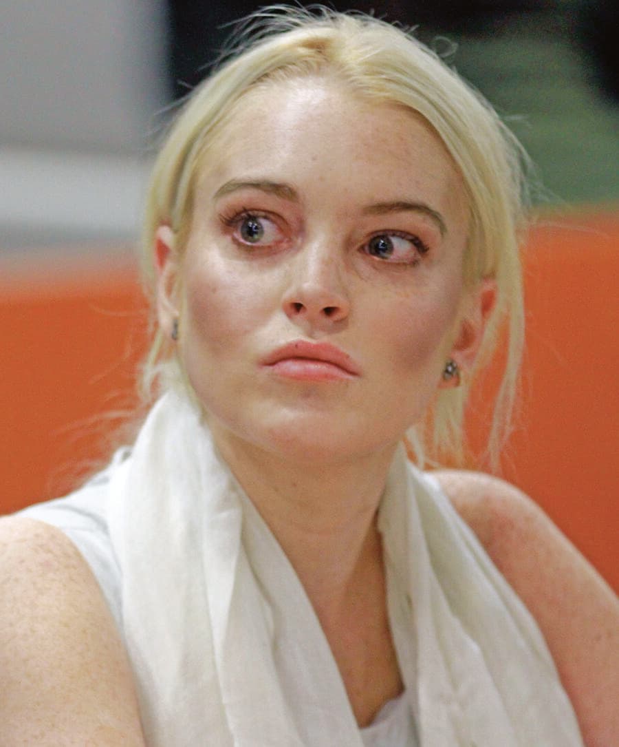 מופיעה בבית המשפט בדיון  בעקבות עבירת שכרות, 2011