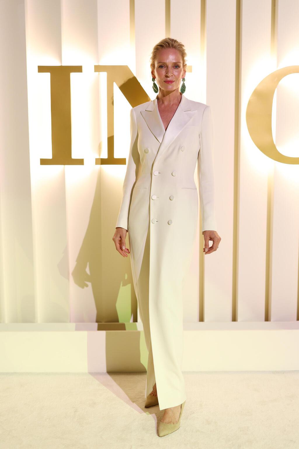 אומה תורמן לובשת ראלף לורן (צילום: Tim P. Whitby/Getty Images for The Red Sea International Film Festival) אומה תורמן בפסטיבל הקולנוע הבינלאומי בים האדום, 2025