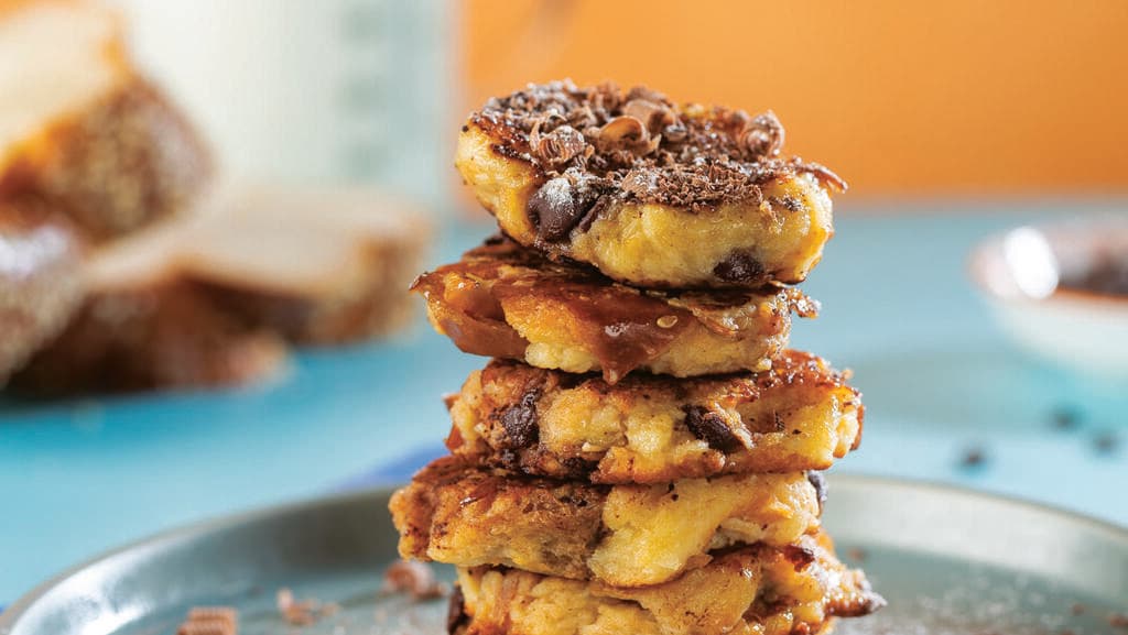 לביבות פרנץ' טוסט (צילום: בועז לביא, סגנון: טליה הדר) לביבות פרנץ' טוסט