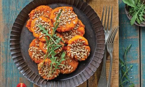 אפויות: לביבות בטטה טבעוניות