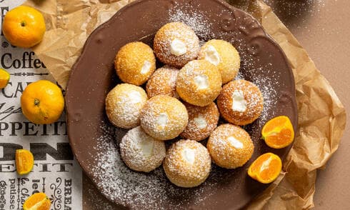 כדורי פאני פורי במילוי מסקרפונה-תפוז