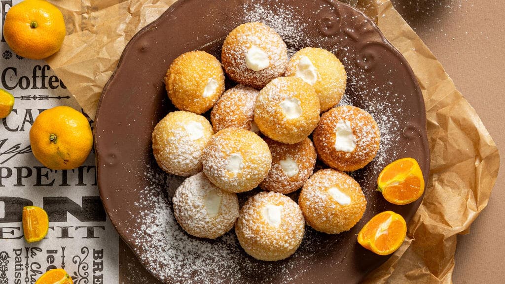 כדורי פאני פורי במילוי מסקרפונה-תפוז