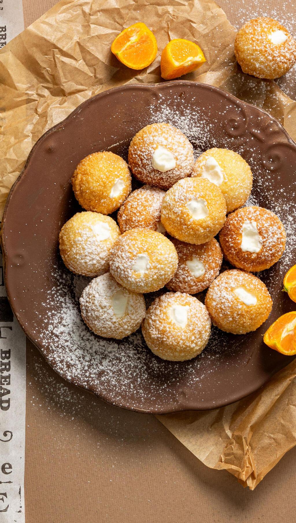 כדורי פאני פורי במילוי מסקרפונה-תפוז