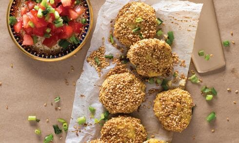 לביבות עדשים בריאות ואפויות