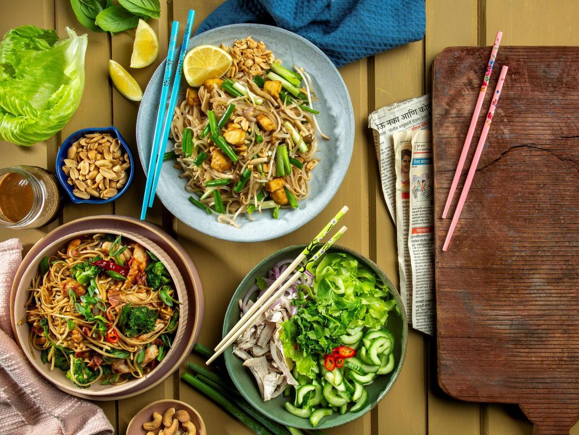 אוכל אסייתי, הגרסה הביתית