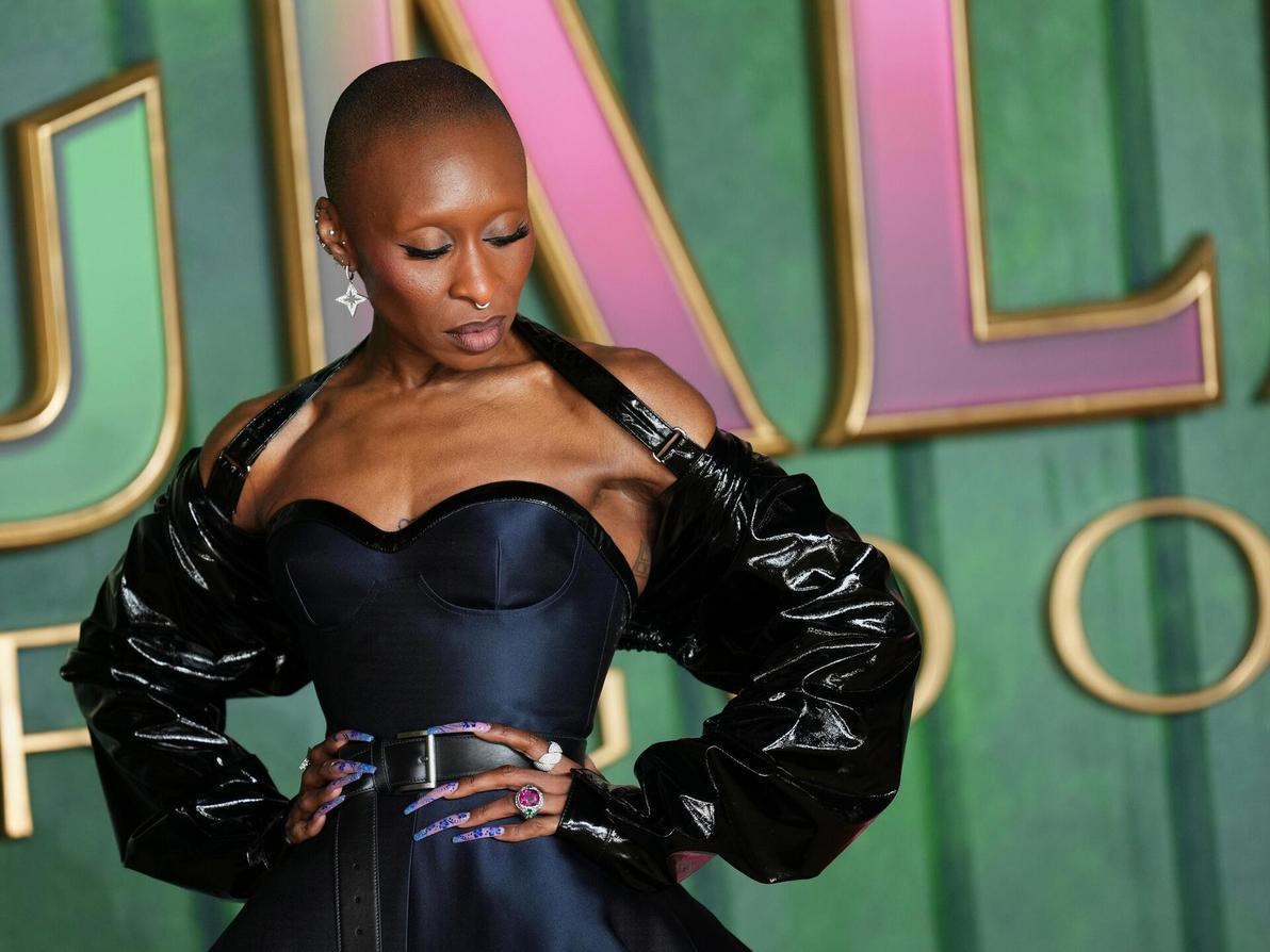 סינתיה אריבו בפרמיירה של "מרשעת: חלק 2" בלונדון, 2025