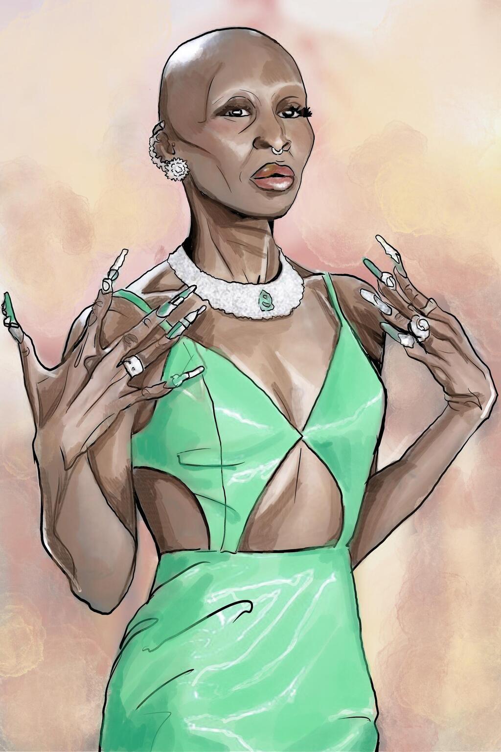 איור של סינתיה אריבו