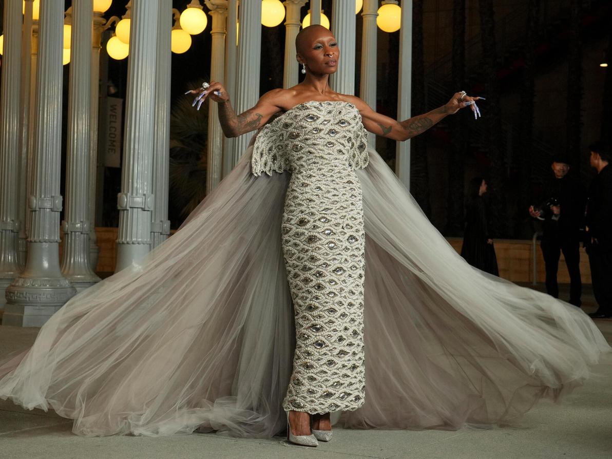 סינתיה אריבו בגאלה של המוזיאון לאמנות בלוס אנג'לס, 2025