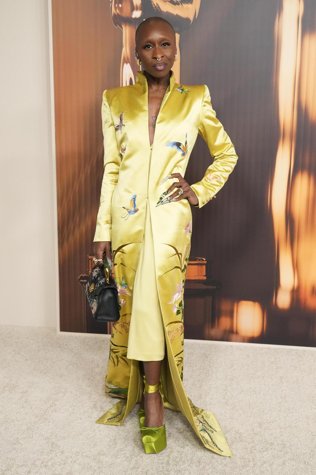 סינתיה אריבו באירוע למועמדים לאוסקר, 2025