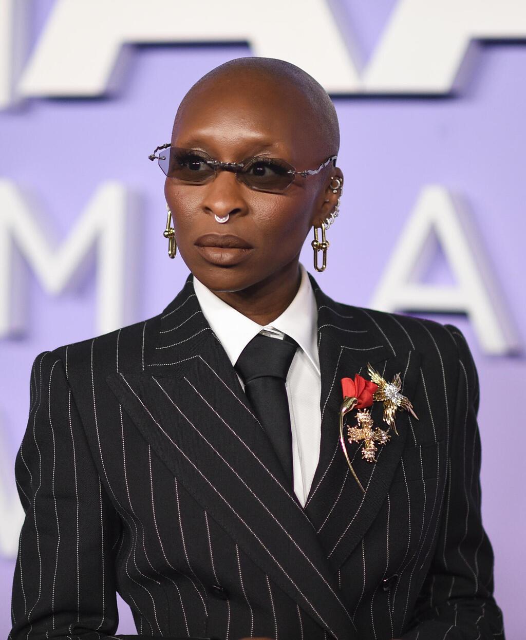 סינתיה אריבו על השטיח האדום, 2025