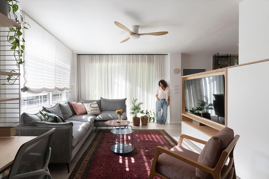 דירה מידימליסטית בשכונת אפקה, עיצוב: לירון גונן