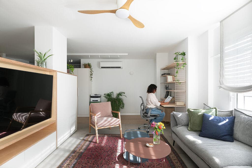 דירה מידימליסטית בשכונת אפקה, עיצוב: לירון גונן