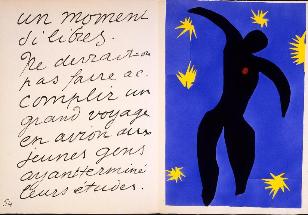 אנרי מאטיס. הדפס בתערוכה במוזיאון ישראל