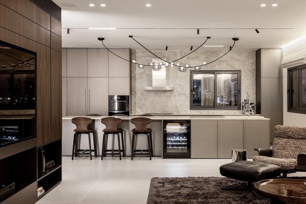 שדרוג דירת קבלן לאב גרוש ולבניו, עיצוב: צביה קזיוף