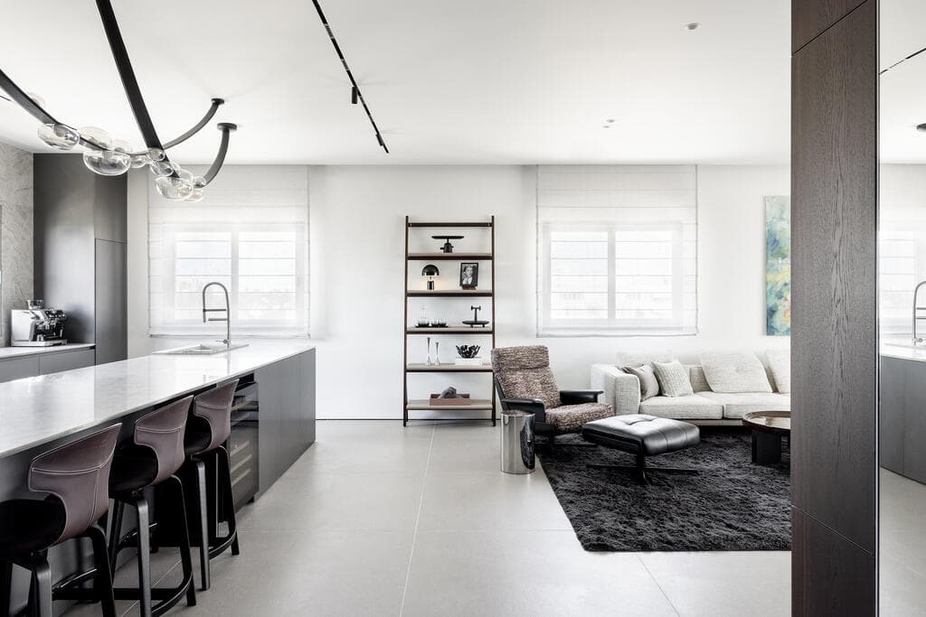 שדרוג דירת קבלן לאב גרוש ולבניו, עיצוב: צביה קזיוף