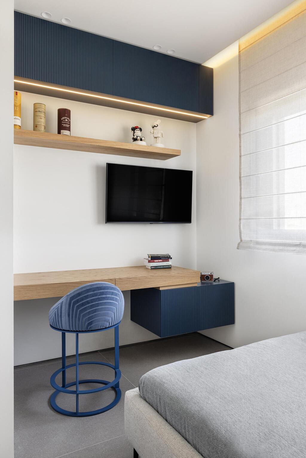 שדרוג דירת קבלן לאב גרוש ולבניו, עיצוב: צביה קזיוף