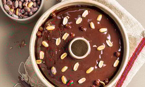 עוגת שוקו וחמאת בוטנים