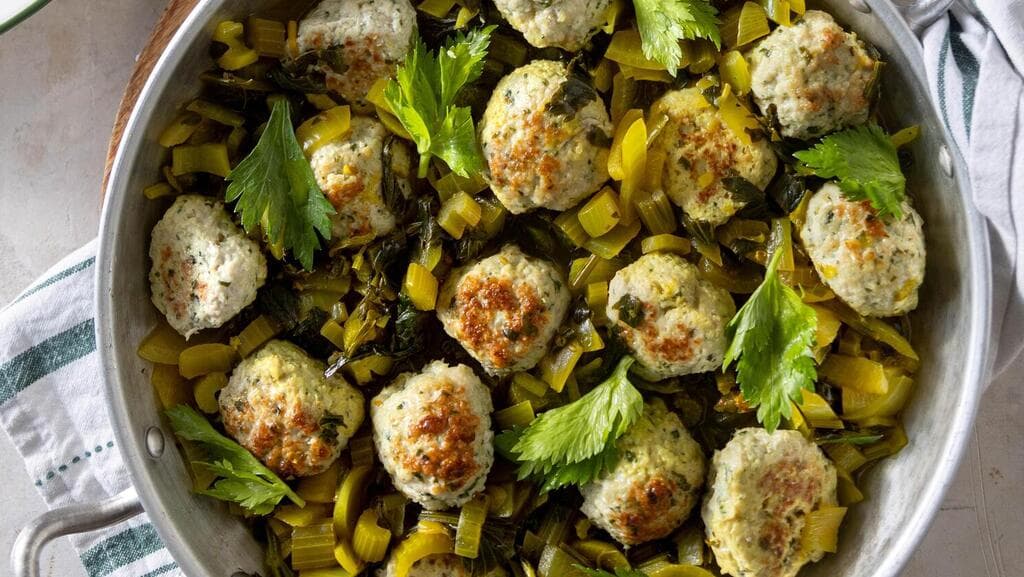 קציצות עוף וסלרי