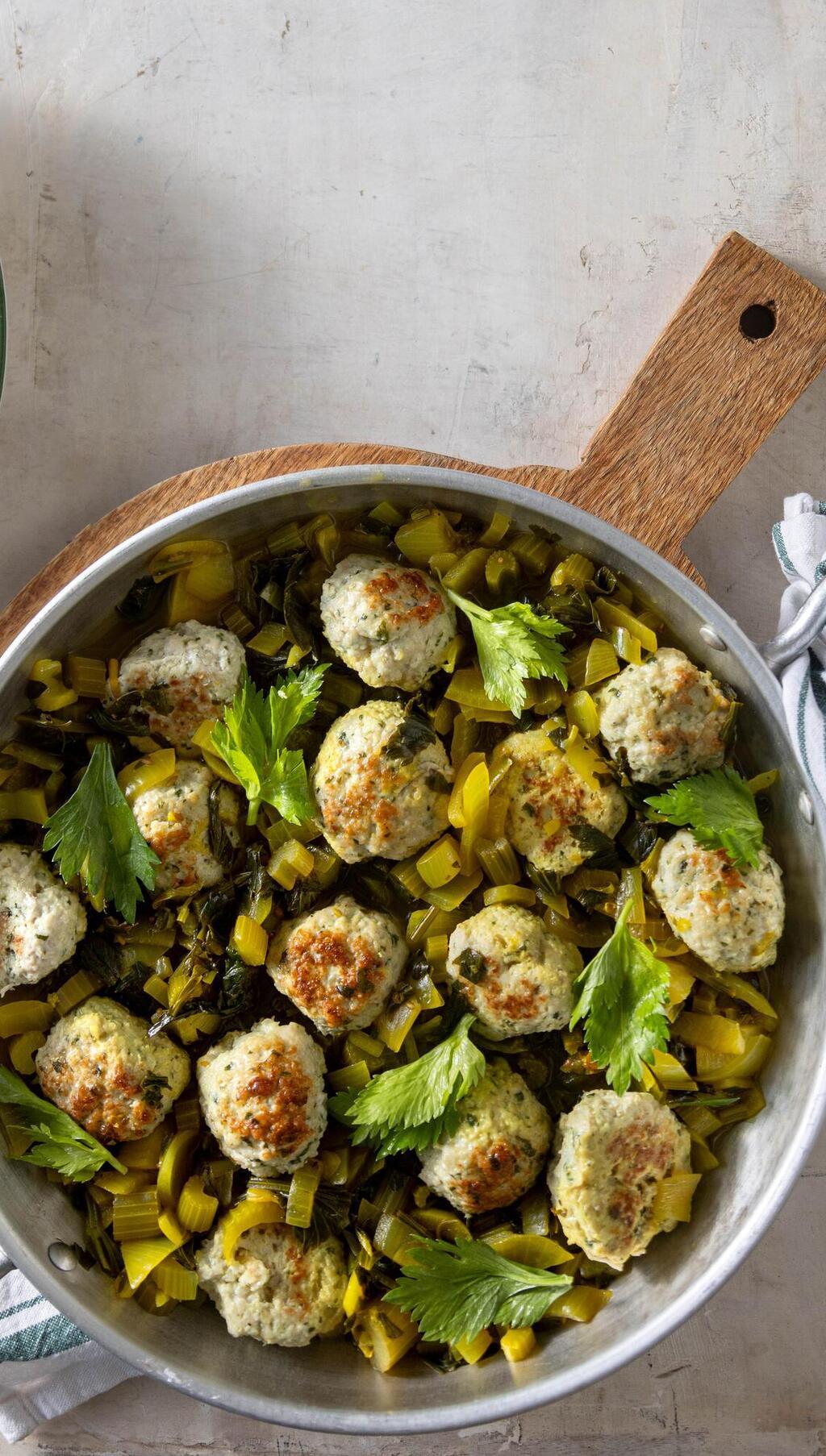 קציצות עוף וסלרי