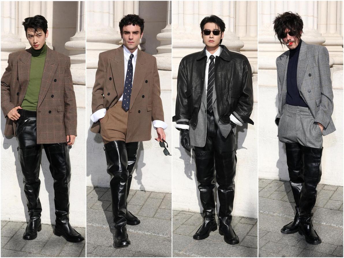 אורחים בתצוגת אביב-קיץ 2026 של סן לורן לגברים