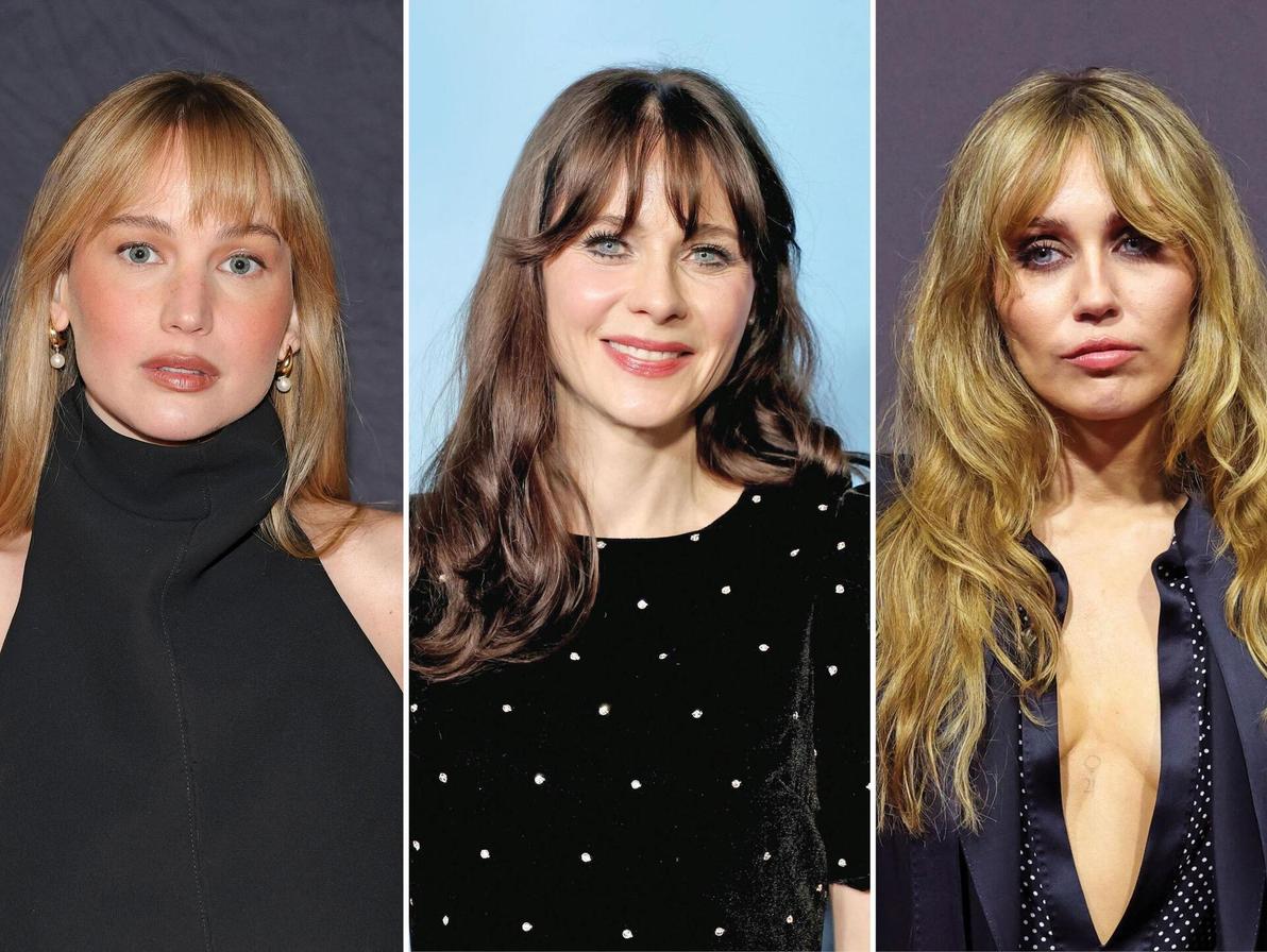 מיילי סיירוס, זואי דשנל וג'ניפר לורנס