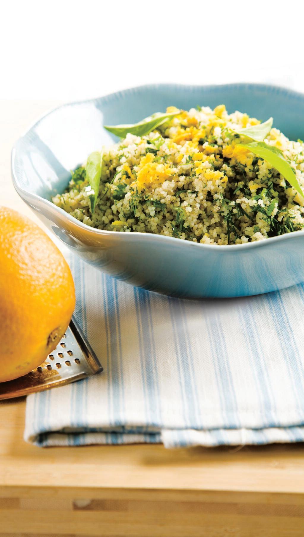 סלט ירוקים עם קוסקוס