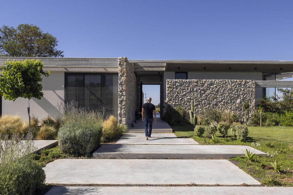 בית פרטי בתכנון בריק רוה אדריכלים