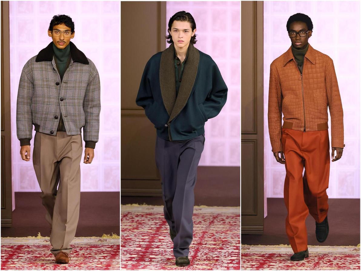 תצוגת סתיו-חורף 2026-27 של זניה בשבוע האופנה לגברים במילאנו