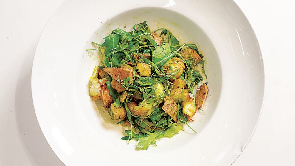 סלט תפוחי אדמה צלויים (צילום: נועם חסון) סלט תפוחי אדמה צלויים