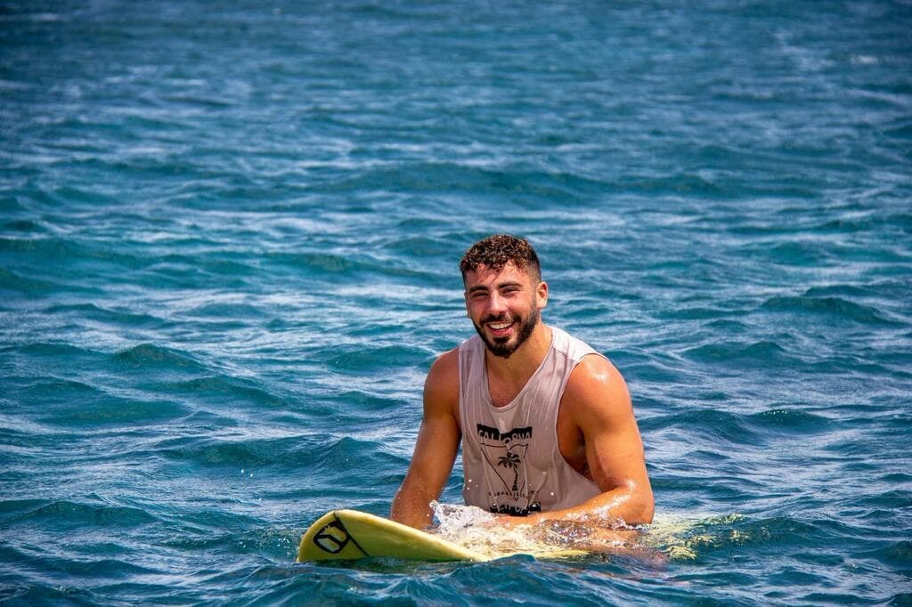 הסיפוק עצום . ריף הר אבן (צילום: אריאל גוז) ריף הר אבן