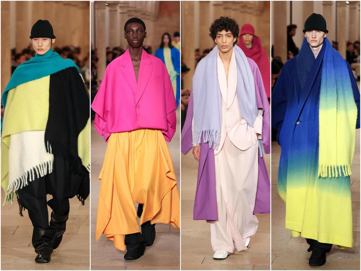 תצוגת סתיו-חורף 2026-27 לגברים של איסי מיאקה בשבוע האופנה בפריז