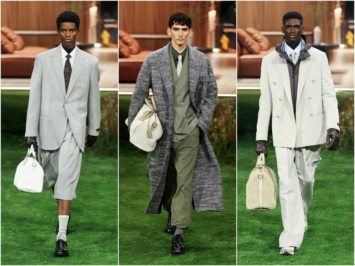 תצוגת סתיו-חורף 2026-27 לגברים של לואי ויטון בשבוע האופנה בפריז