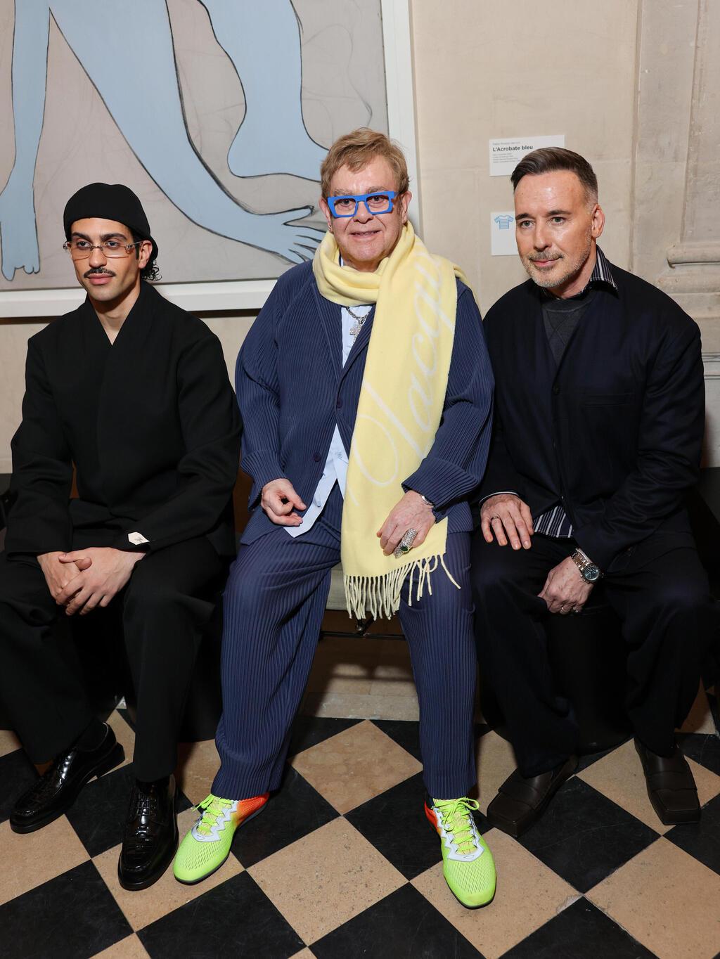 דיוויד פורניש, אלטון ג'ון ומחמוד בתצוגת סתיו-חורף 2026-27 של ג'קומוס בשבוע האופנה לגברים בפריז