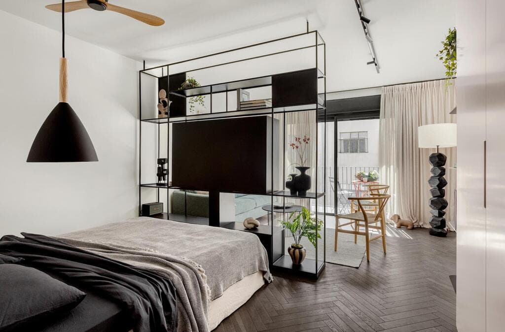 דירת סטודיו בפלורנטין, עיצוב: נורית גפן