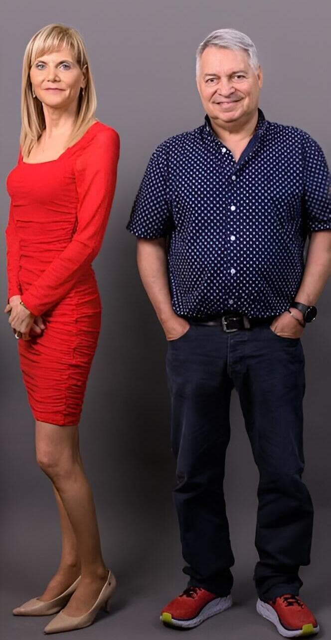 האדריכלים ורד מצליח אלנבוגן וקובי גל (צילום: אייל לייבל) האדריכלים קובי גל, ורד מצליח אלנבוגן, מייסדי GMA