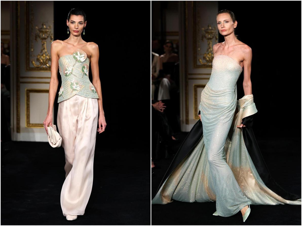 תצוגת הוט קוטור לאביב-קיץ 2026 של ארמאני פריווה בפריז