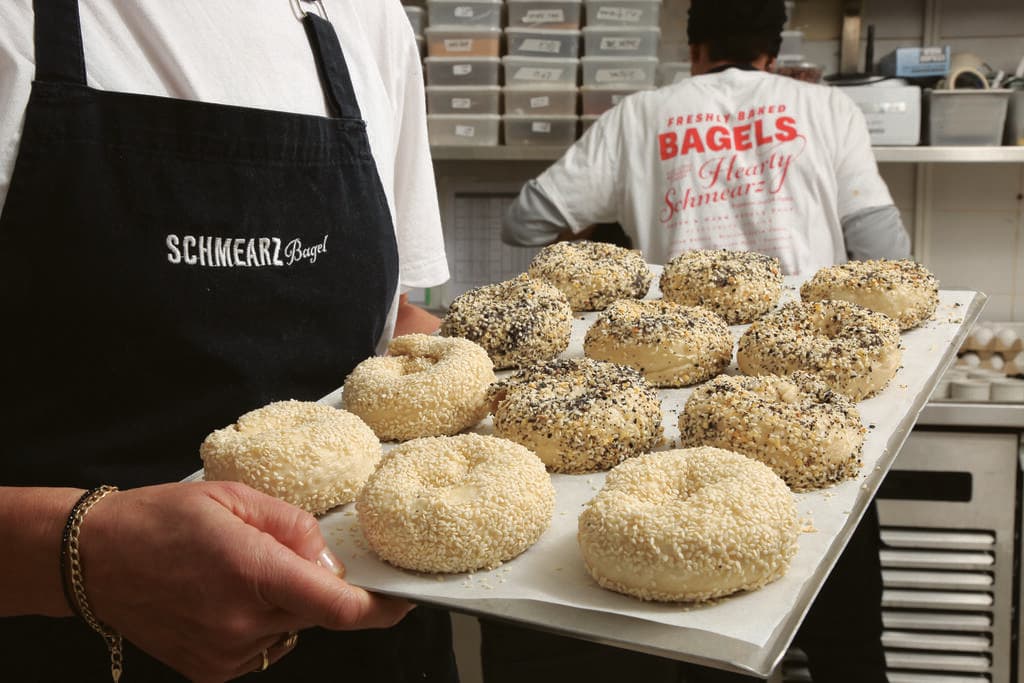 בייגלס לפני אפייה